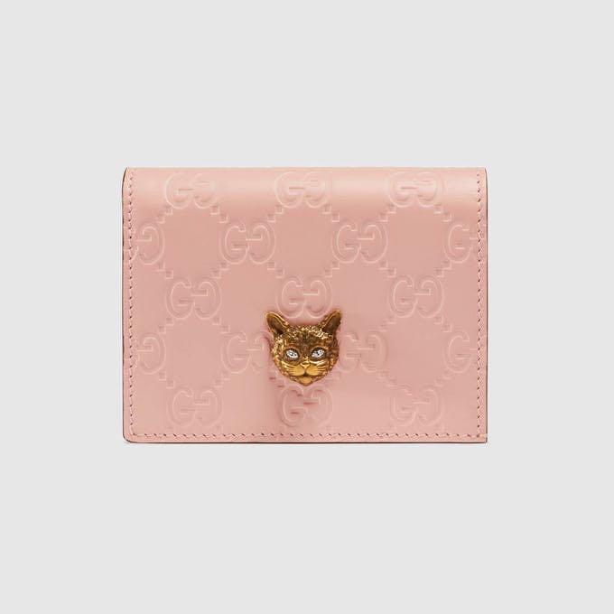 gucci wallet cat