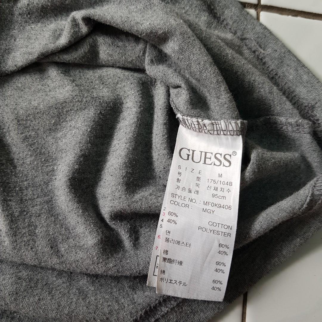 Re Price Guess T Shirt Original Made In Korea Fesyen Pria