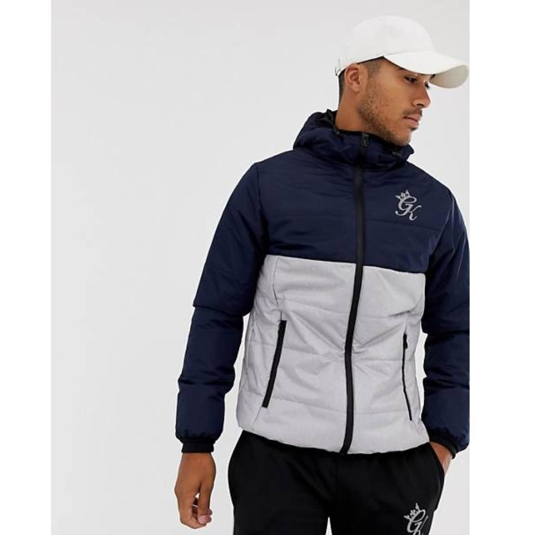 gym king hooded puffer jacket