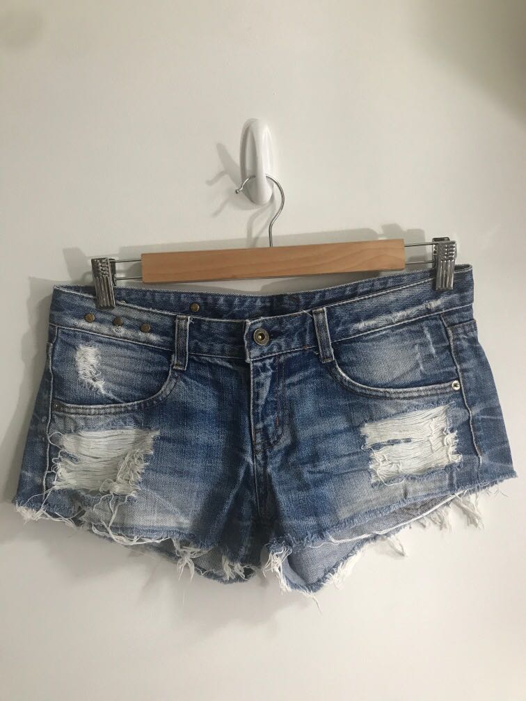 Hipster denim shorts clearance