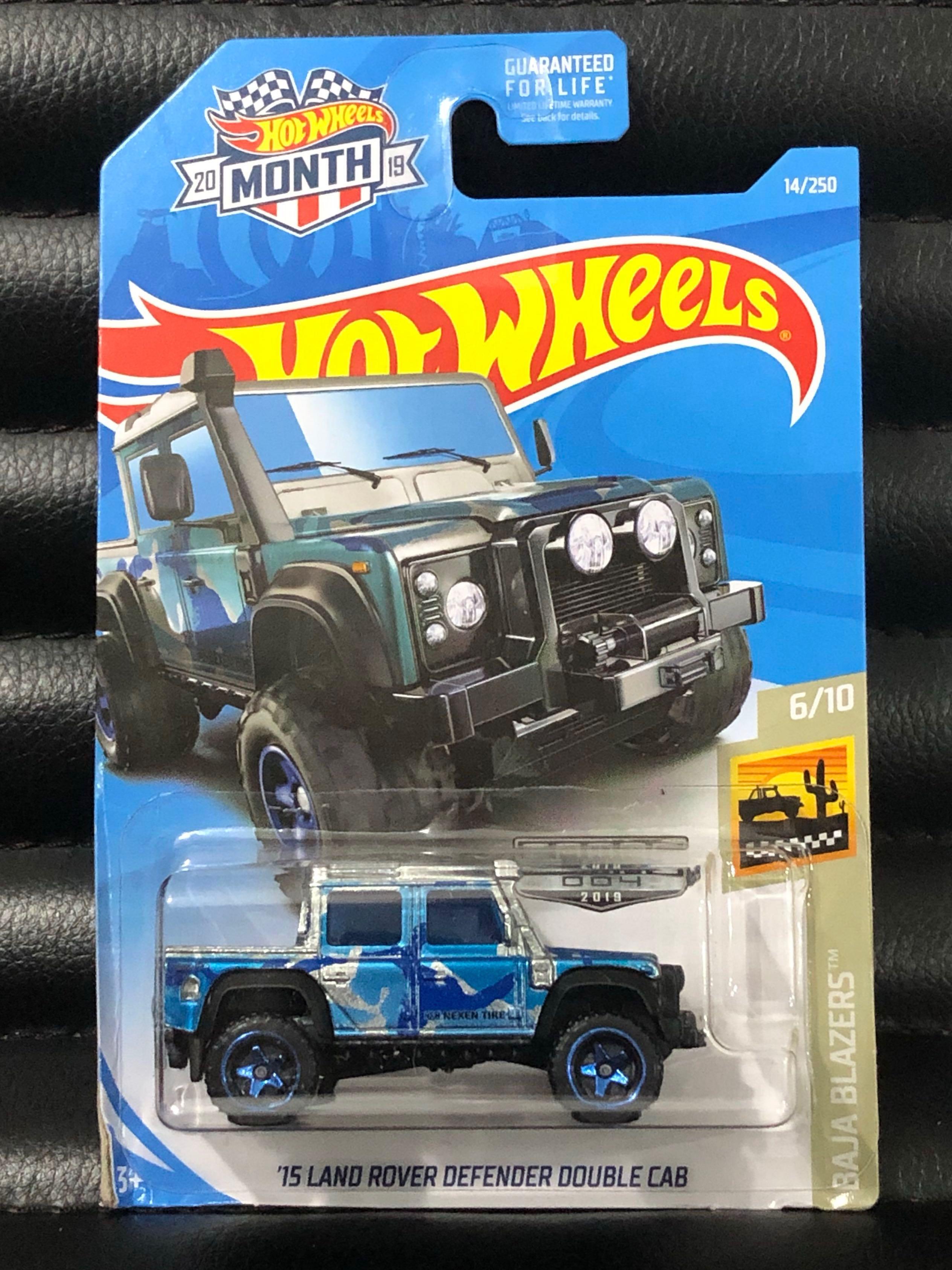 004 Hot Wheels 2019 Zamac Land Rover Defender Double Cab Hobbies