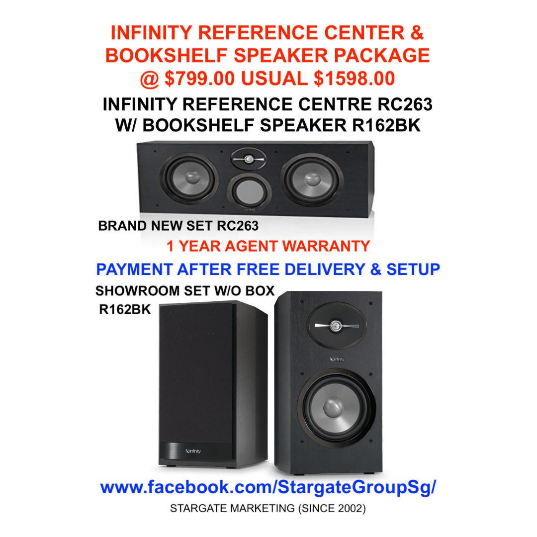 Infinity Reference 3 Way Dual 6 5 Center Channel W 6 5
