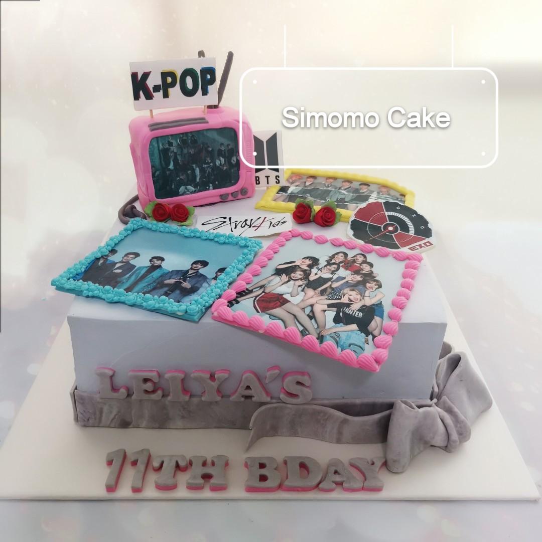 K Pop Cake Kpop Cake K Wave Exo Bts Cake Free Delivery Food