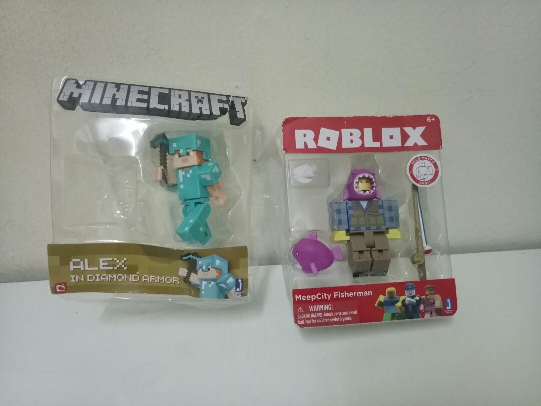 Lego Minifigures Minecraft Roblox Both Rm5 Toys Games Other Toys On Carousell - roblox alex toy