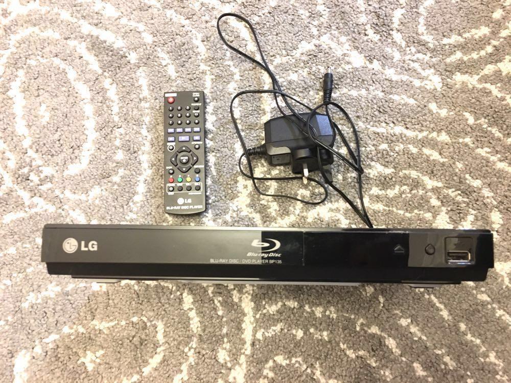 LG bluRay disc player BP135 藍光碟 播放機, 家庭電器, 電視 & 其他娛樂, 藍光及播放器 Carousell