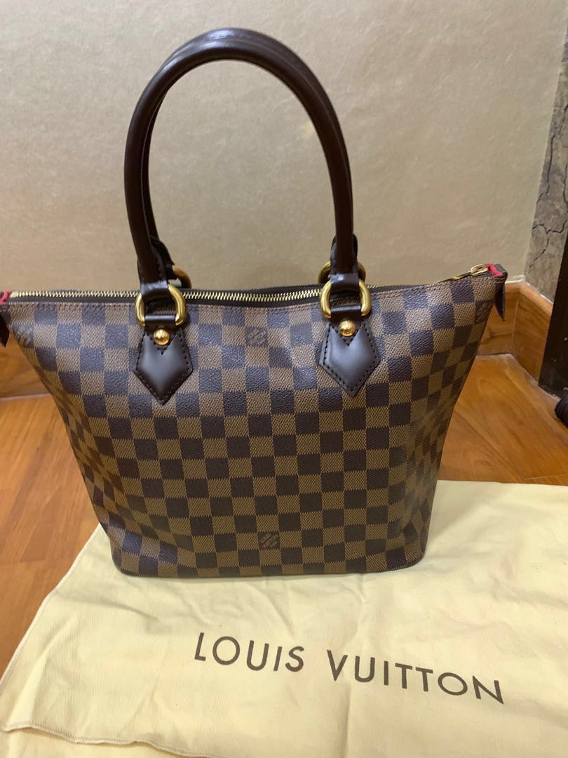 Louis Vuitton Damier Ebene Saleya PM Tote Handbag – Timeless