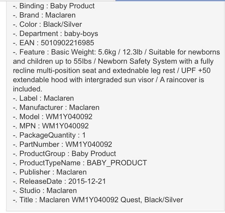 Maclaren Stroller Quest Babies Kids Going Out Strollers on
