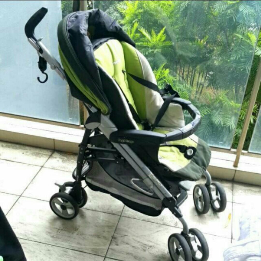 peg perego stroller green