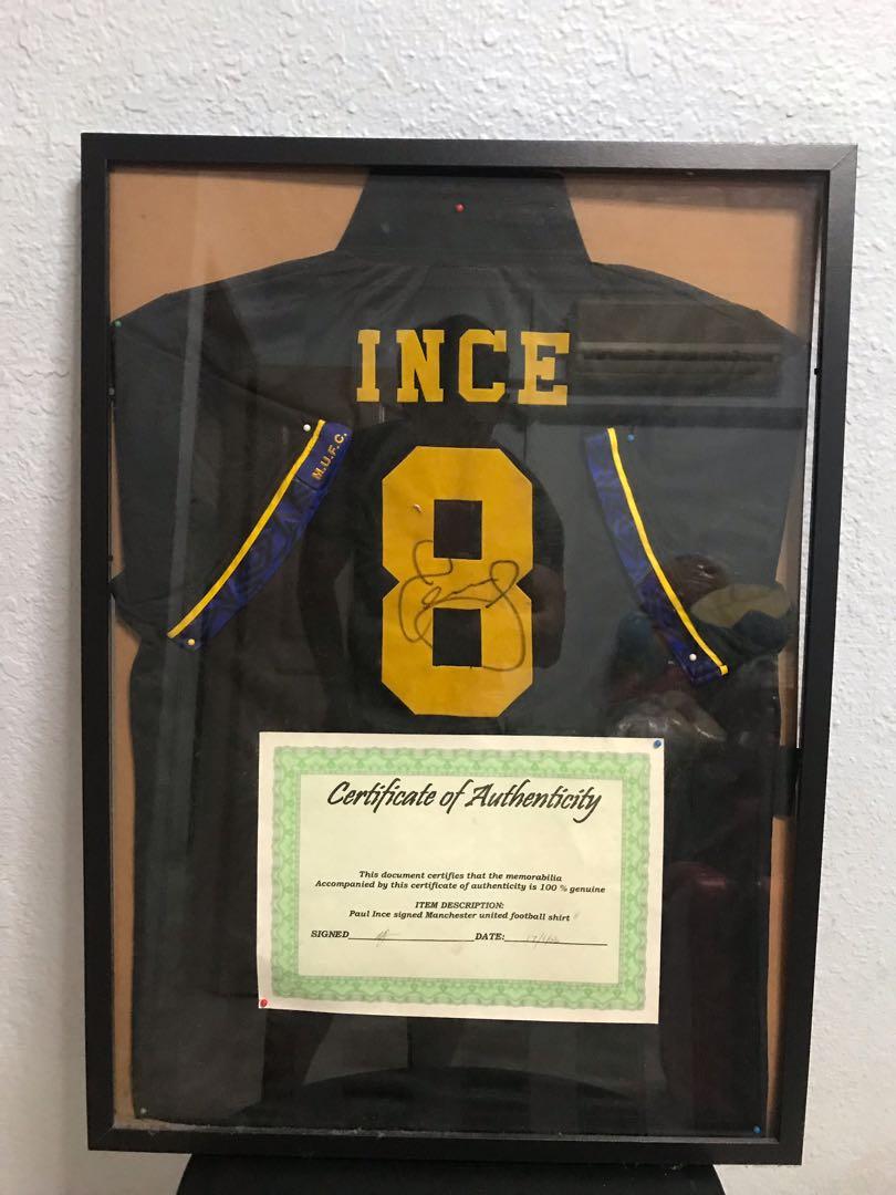 signed man utd shirt