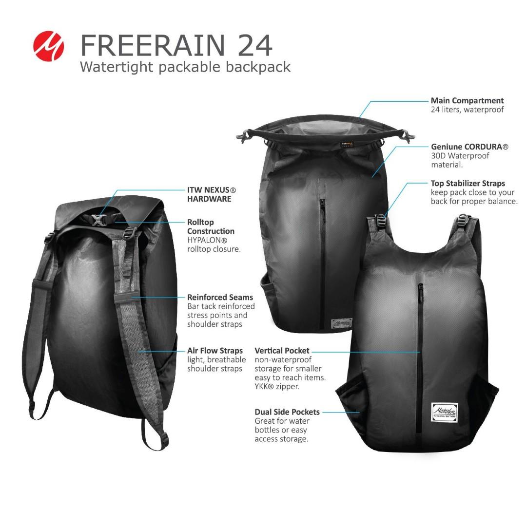 Matador freerain 24 original edition watertight packable backpack Men s Fashion Bags Backpacks on Carousell