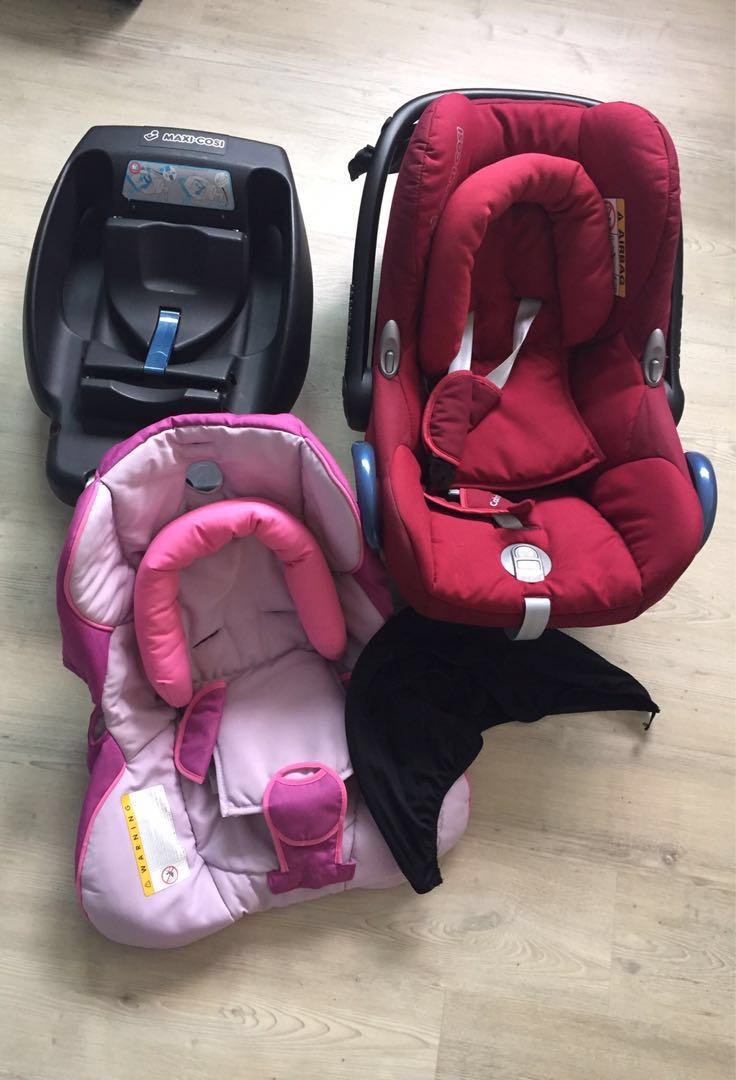 verf evenwicht Een zin Maxi Cosi Cabriofix Car seat with Maxi Cosi Easy Base 2, Babies & Kids,  Going Out, Car Seats on Carousell