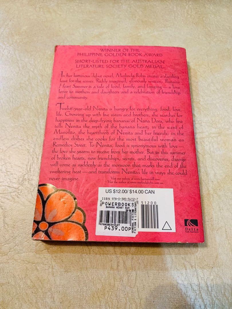 Merlinda Bobis Banana Heart Summer, Hobbies & Toys, Books & Magazines