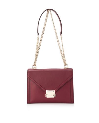 michael kors whitney maroon