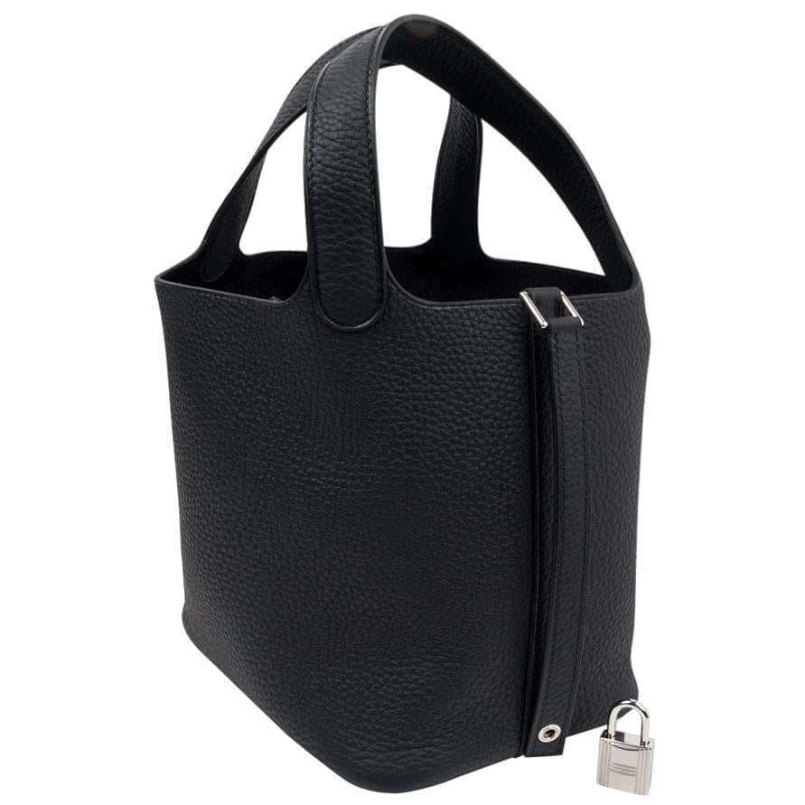 New Price Reduced Hermes Picotin 18 Black Clemence Phw Luxury Bags Wallets Handbags On Carousell