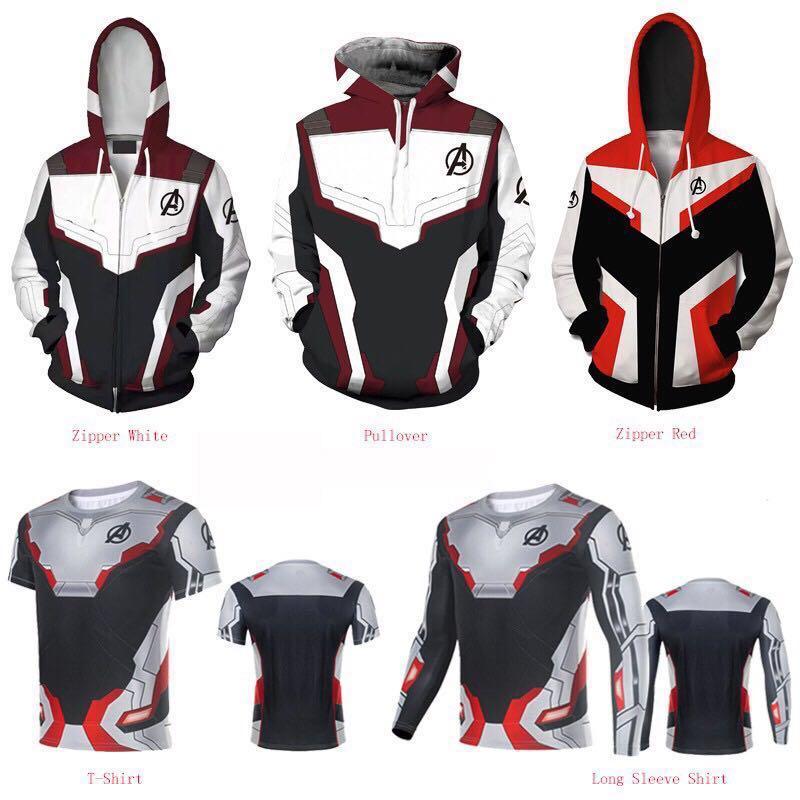 Newest The Avengers 4 Endgame Quantum Realm Hoodie Jacket Men S Fashion Clothes Tops On Carousell