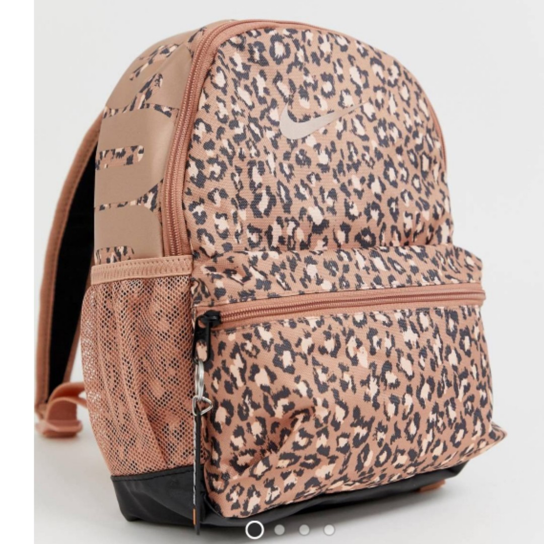nike backpack leopard print