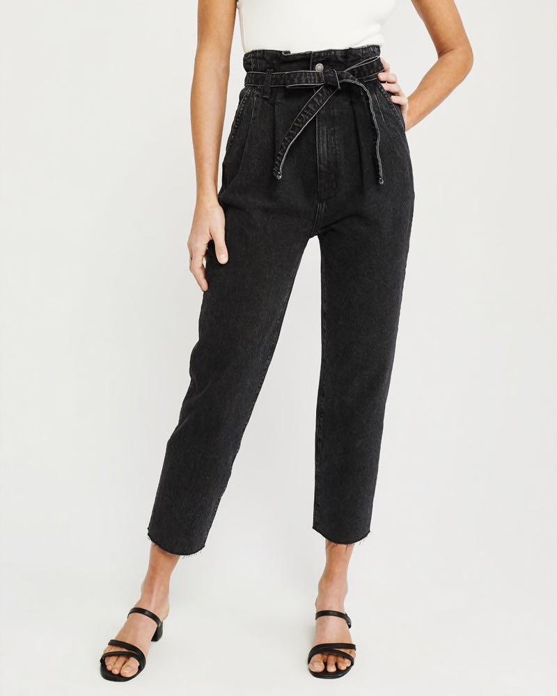 Paperbag waist jeans Abercrombie Fitch Women s Fashion Bottoms Jeans Leggings on Carousell