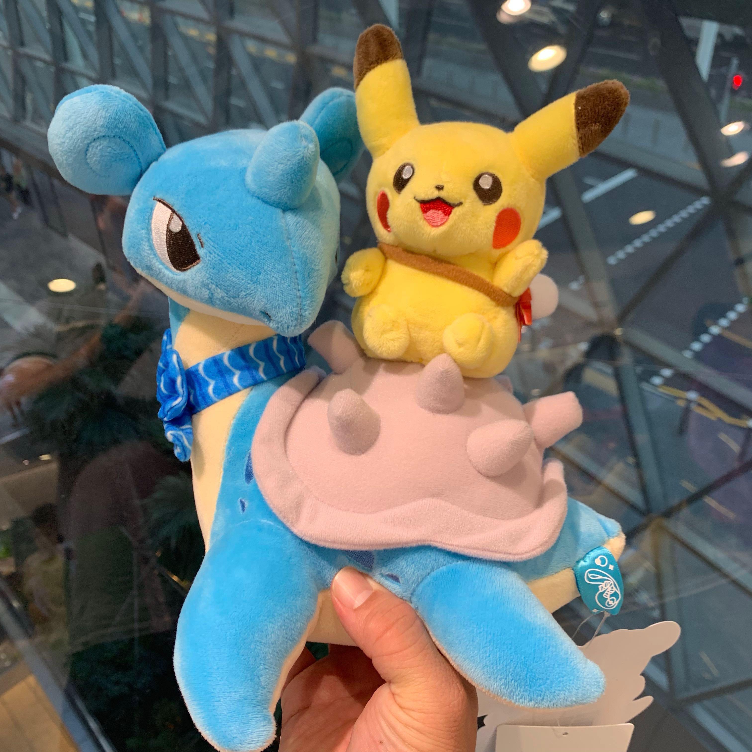 lapras pikachu plush