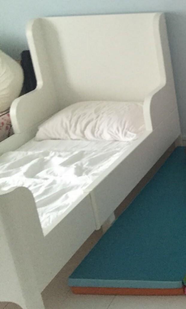 Preloved Ikea Busunge Kid Bed Mattress Furniture Beds Mattresses On Carousell