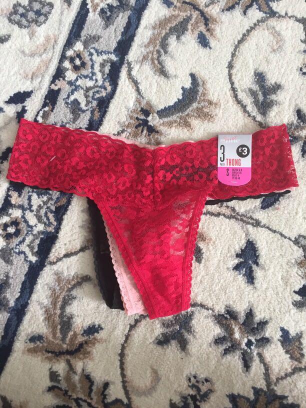 Primark - P-p-pick up a pant!! Primark have frilly thongs, lace