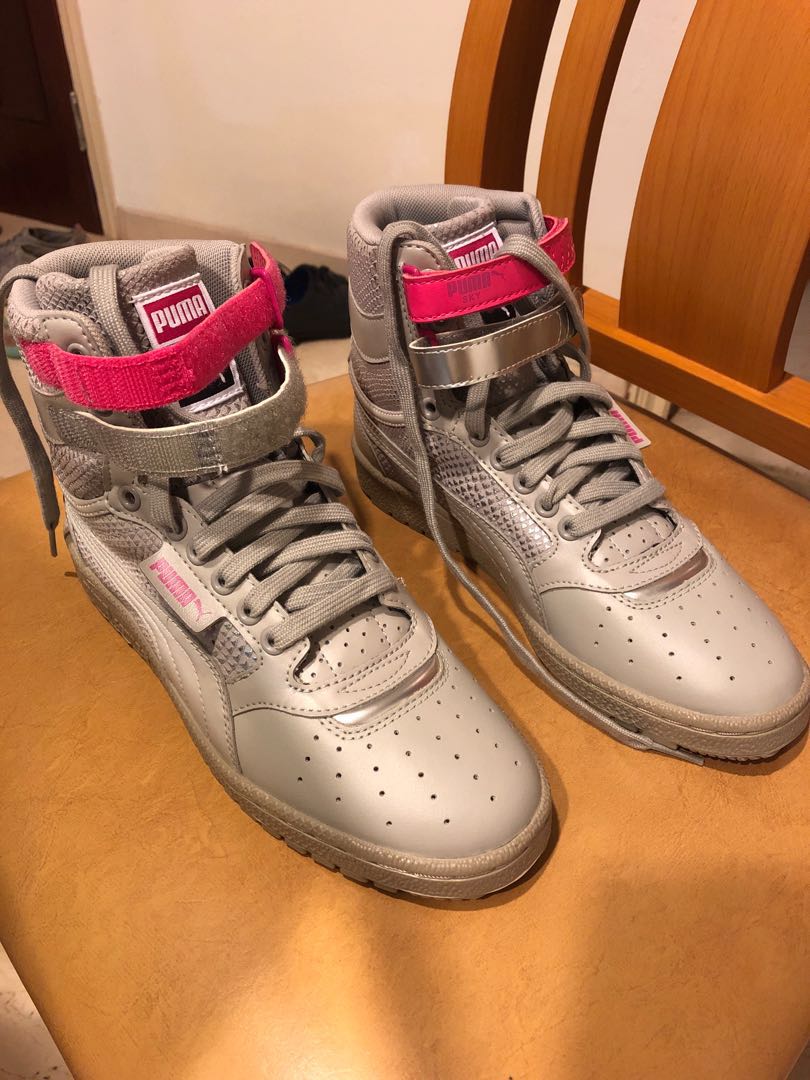 Puma High Top Sneakers Women s Fashion Footwear Sneakers on