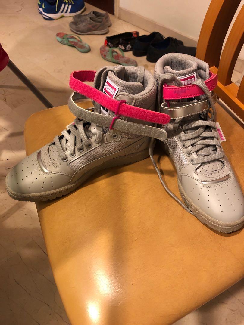 Puma High Top Sneakers Women s Fashion Footwear Sneakers on