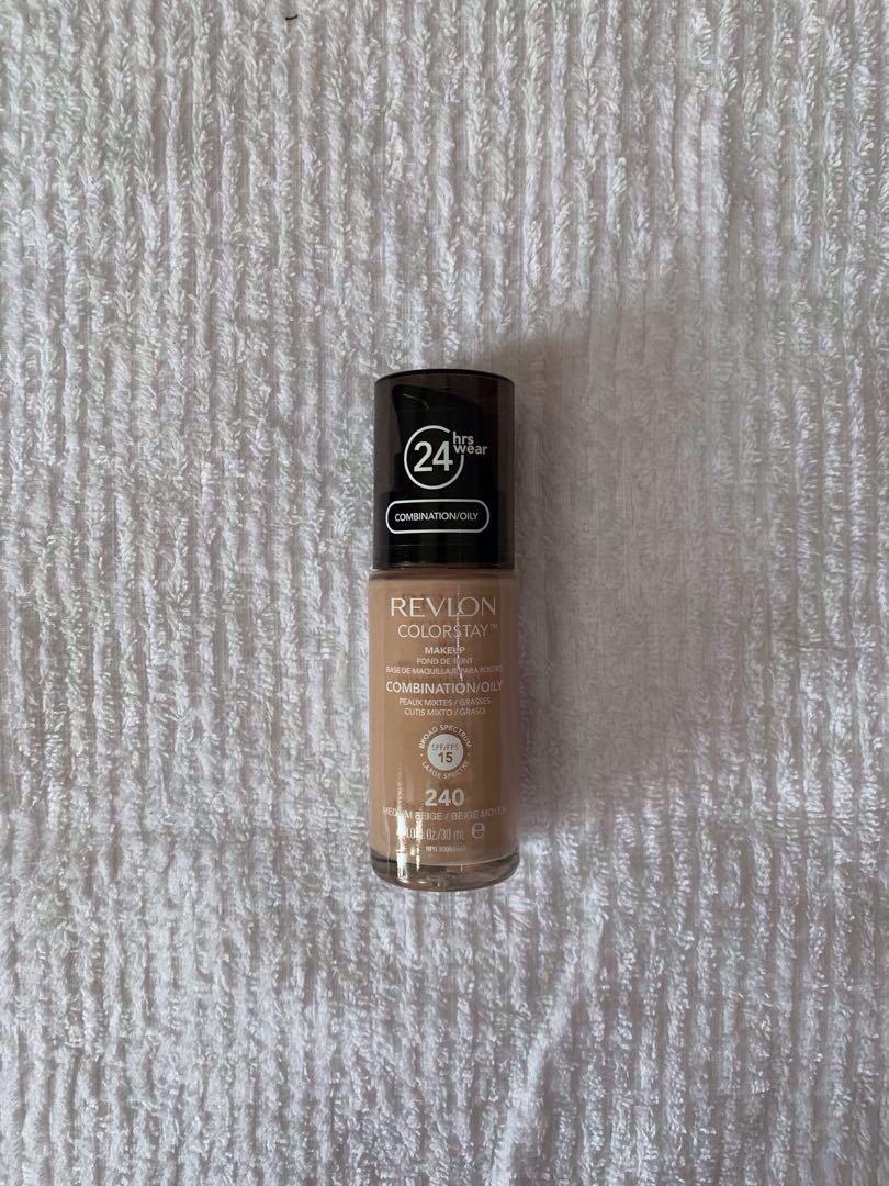 REVLON Colorstay Foundation (Category: Makeup) located in Calamba. Submitted by wendyxdiane (Listing ID 226871840, Image 1). Description: ✅ Brand new ✅ Authentic ✅ Shade: 240 Medium Beige.