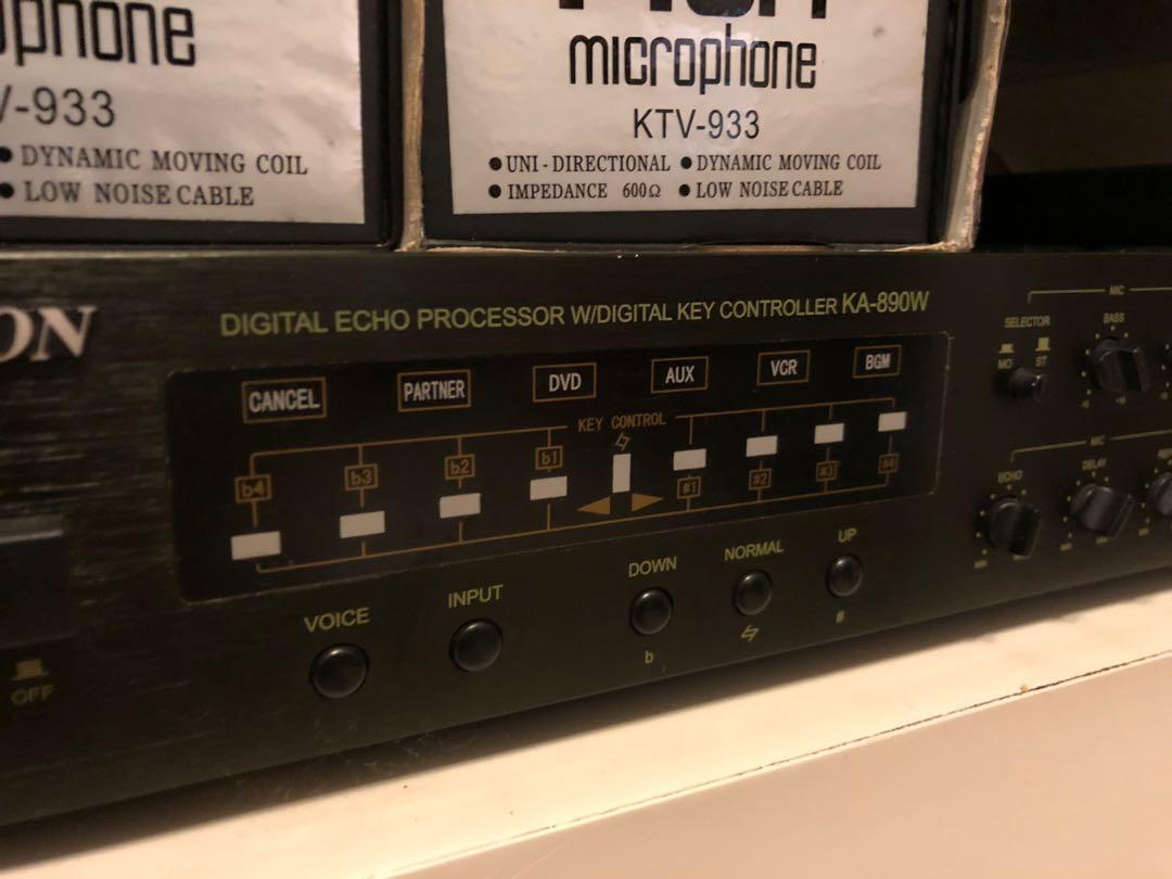RICSON DIGITAL ECHO PROCESSOR W/DIGITAL KEY CONTROLLER KA890W, Audio