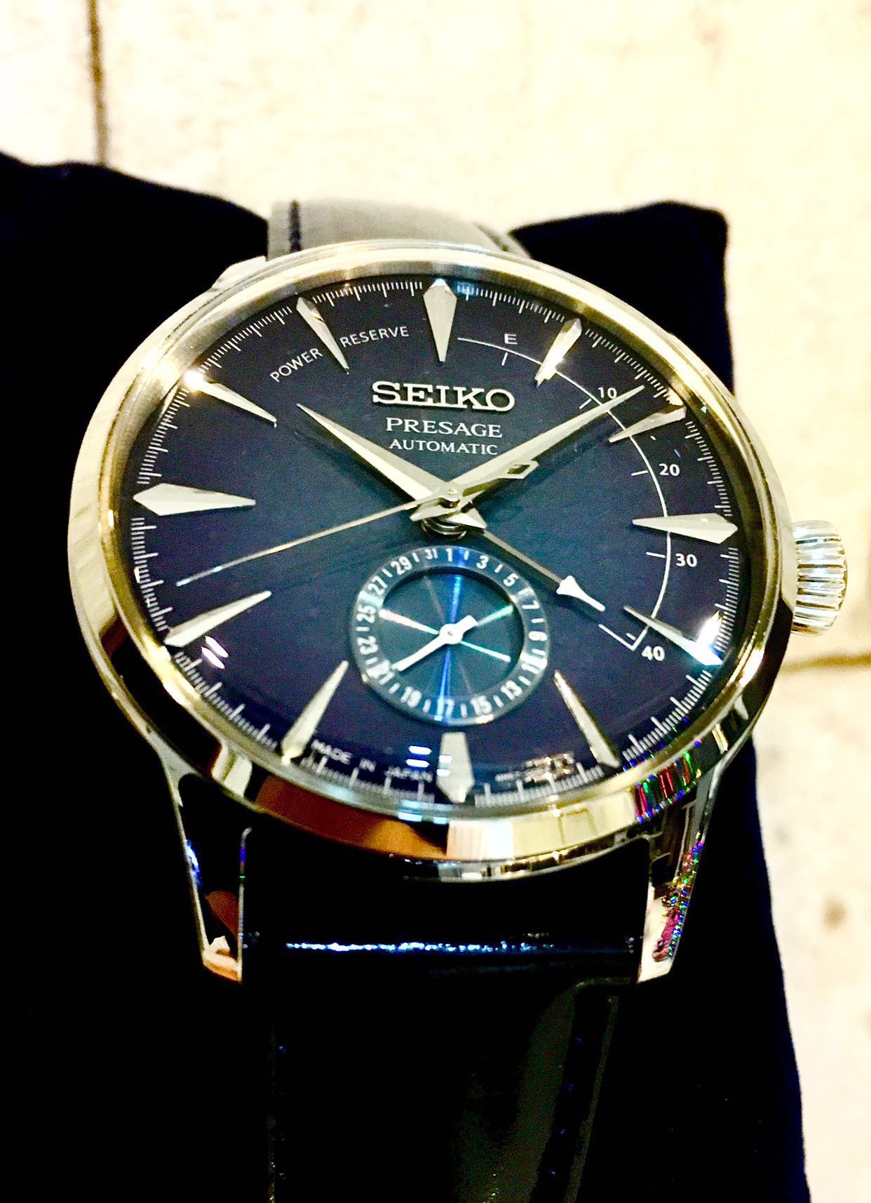 Seiko Presage Starlight Cocktail Automatic Limited Edition Power Reserve  SARY087 Men's Dress Watch, Luxury, Watches on Carousell