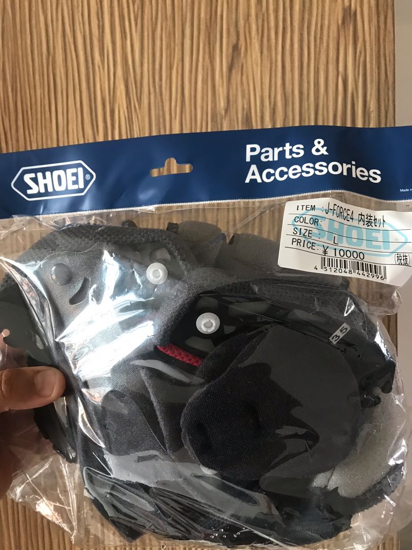 Shoei J Force 4 Padding Set Motorcycles Motorcycle Accessories