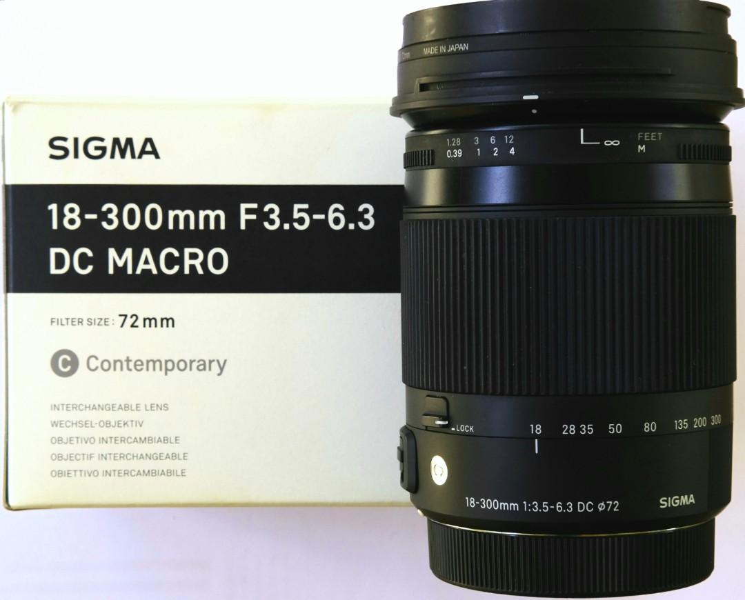 Sigma 18 300mm F3 5 6 3 Dc Macro For Canon Photography Lenses On Carousell