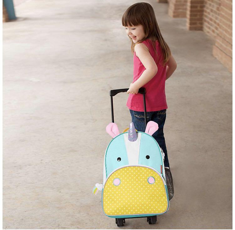 kids luggage unicorn