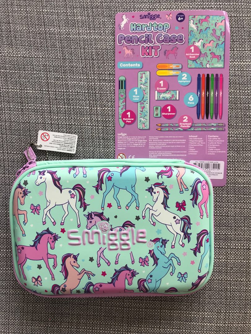 Smiggle Hardtop Pencil Case Kit Books Stationery On Carousell