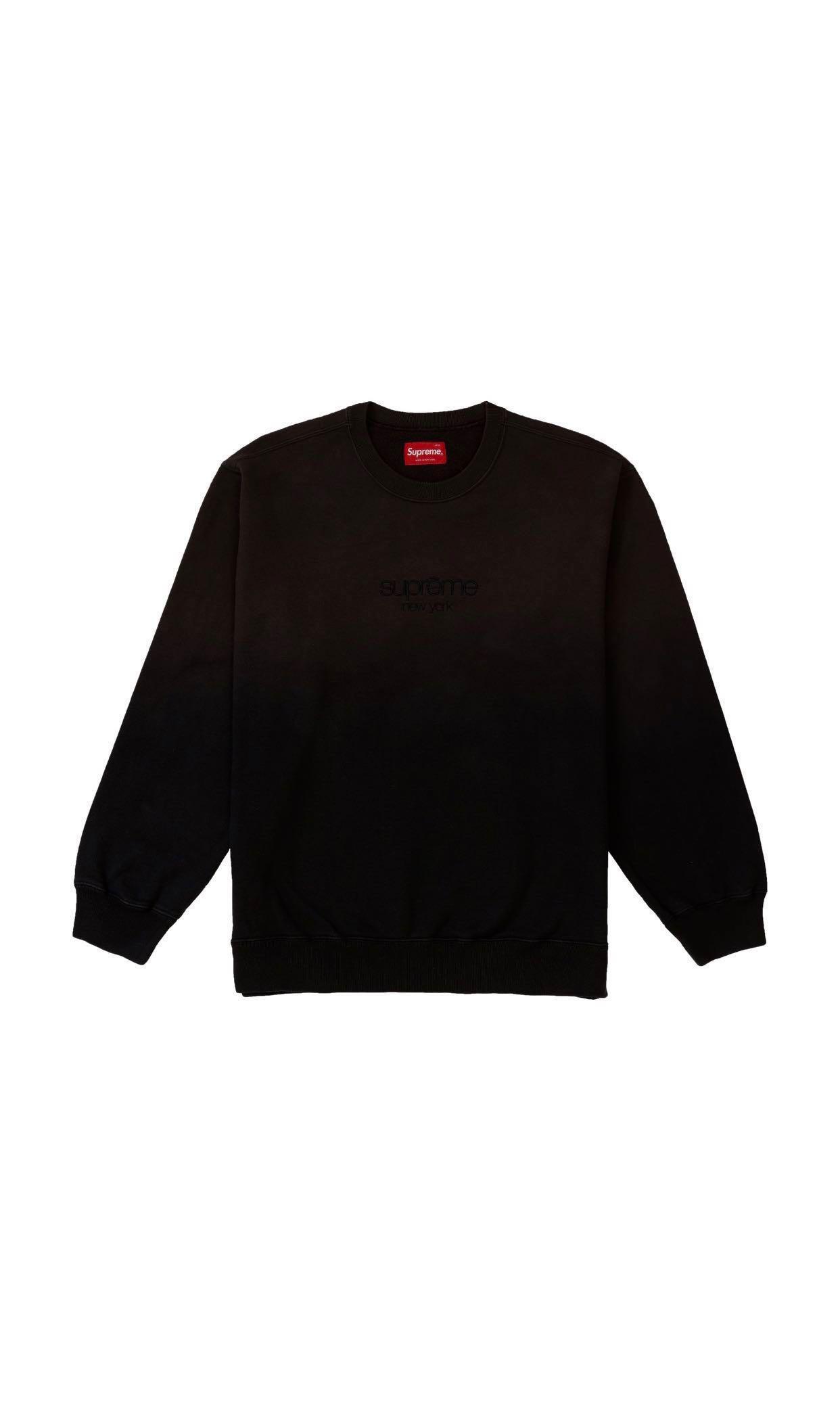 Supreme dipped crewneck black shop