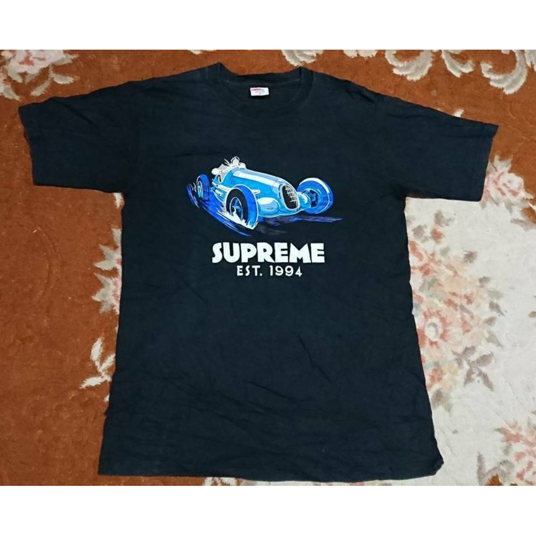 Supreme race car shirt hot sale