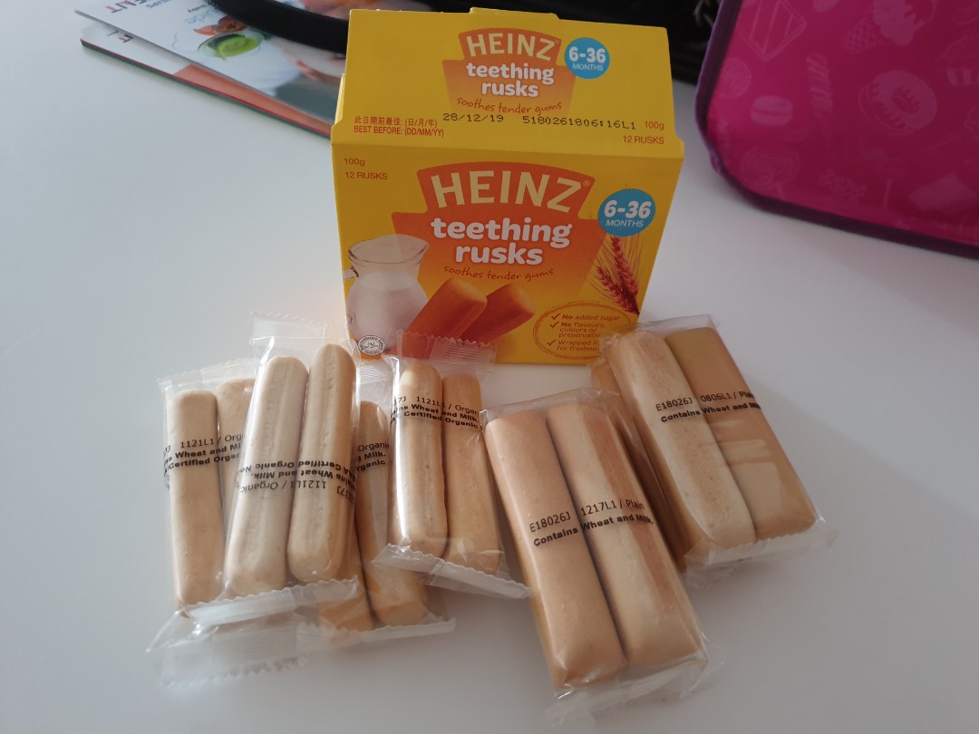 Teething rusk cheap heinz