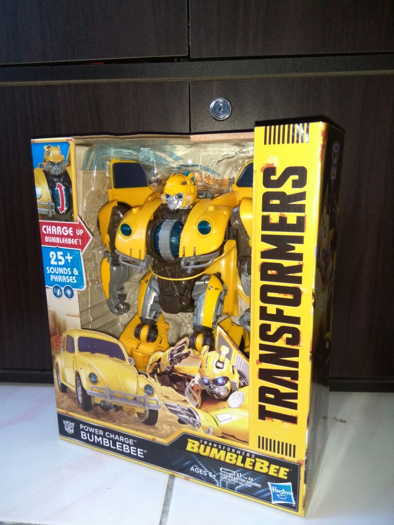 Power charge hotsell bumblebee action figure