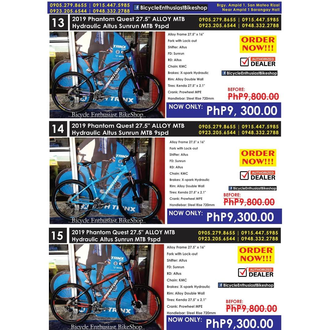 Trinx Bikes Mountain Bikes Kiddie Bikes BMX Bmx Shimano Ltwoo Phantom Keysto Bicycles MTB Sale Discounted