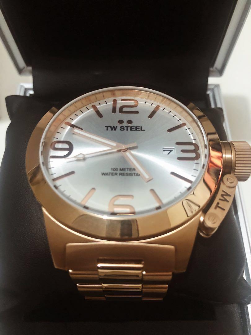 TW Steel CB162 Rose Gold 50mm Women s Fashion Watches