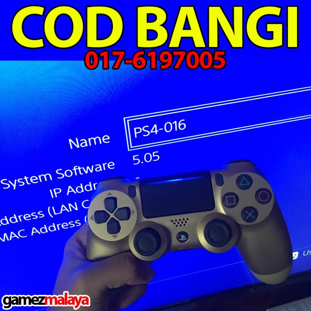 [USED] PS4 SLIM 500GB GOLD LIMITED EDITION JAILBREAK EDITION 10>15