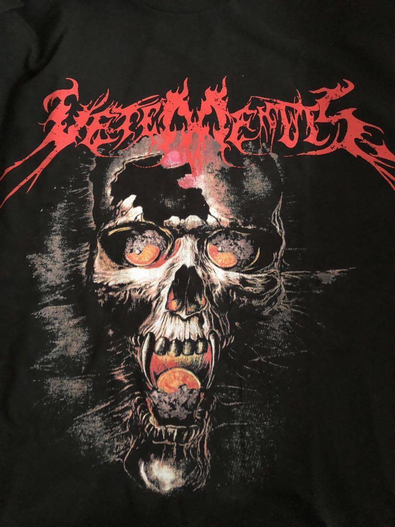 Vetements Skull Heavy Metal Tee Men's Fashion, Tops Sets