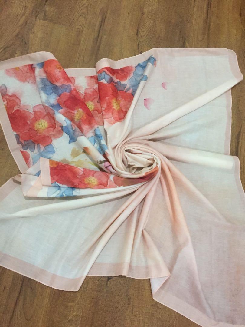 Voal Hijab By Kain Printing Fesyen Wanita Pakaian Wanita Lainnya Di Carousell