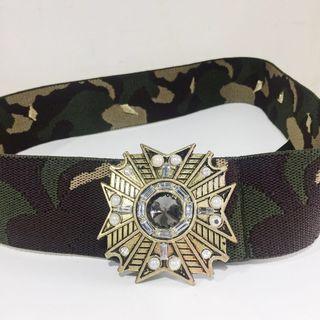 💛 Zara camouflage gems elastic belt