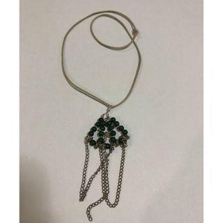 FREE! Green Beads Chain Necklace