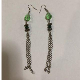 FREE! Green Beads Earring