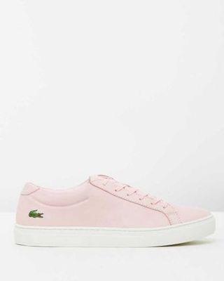 Lacoste pink sneakers