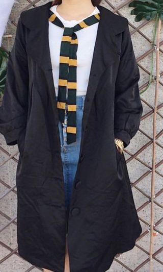 black stylish coat