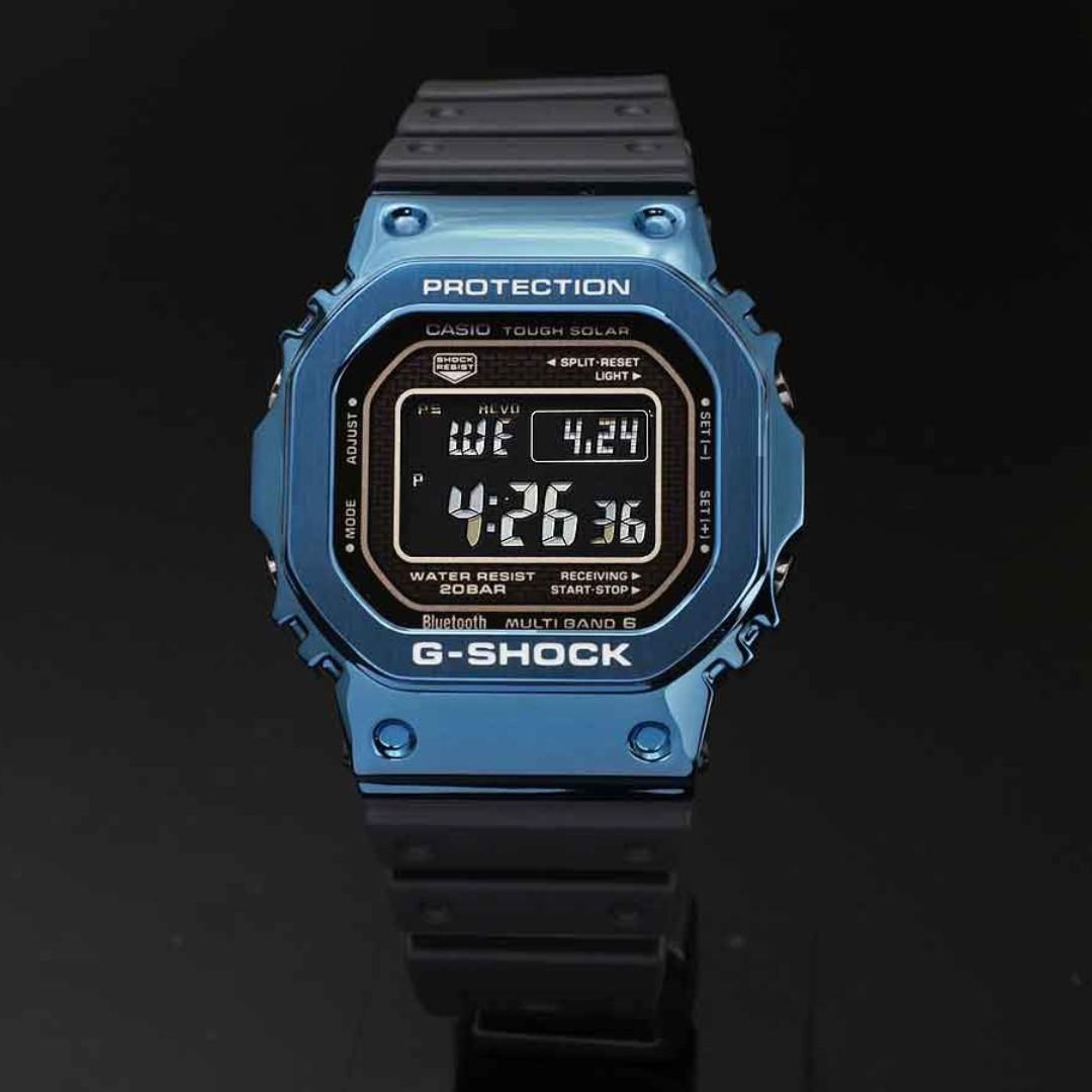佐敦門市現貨100% 全新Casio G-Shock GMW-B5000G-2 GMW-B5000 藍鋼藍芽