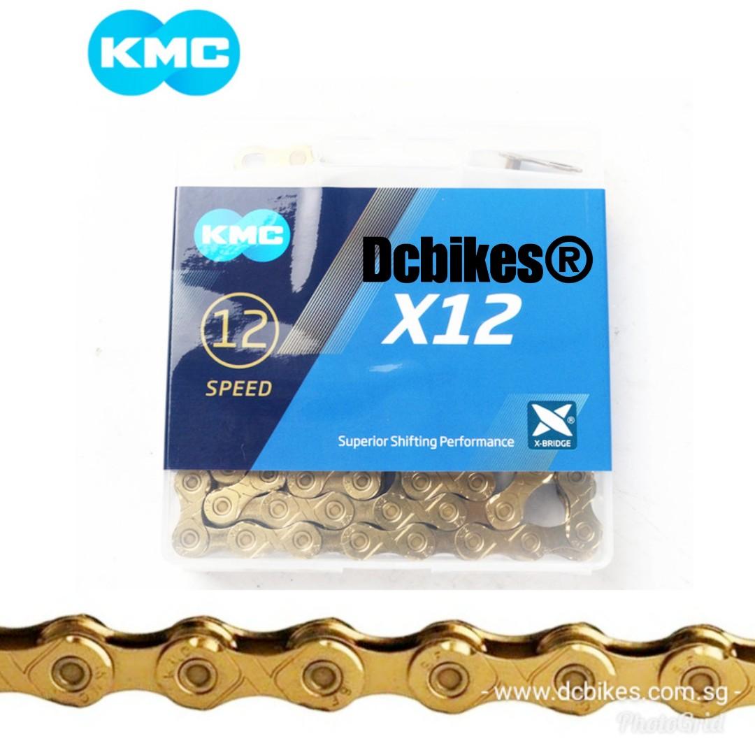 kmc 12 speed chain gold