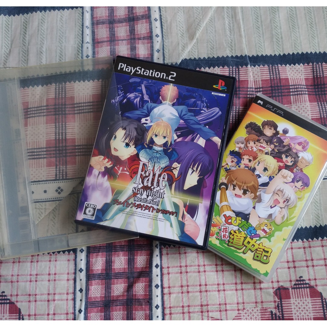 日版 PS2 - Fate / stay night 初回限定版 EXTRA EDITION 連外封套 及 PSP非賣品遊戲 #舊物狂歡 ...